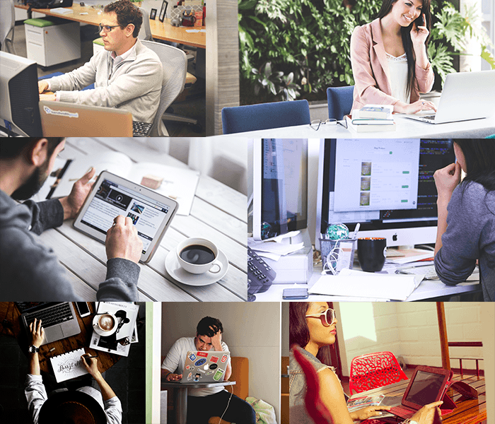 Preview of People Using Computers Stock Photo Pack